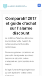 Mobile Screenshot of alarmes-discount.fr