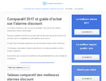 Tablet Screenshot of alarmes-discount.fr